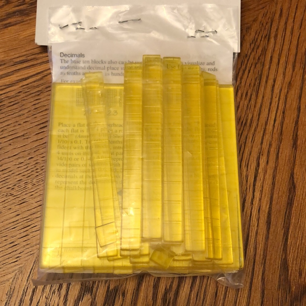 Overhead Base Ten Blocks (plastic) - Picture 5 of 5